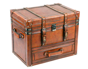 leather trunk