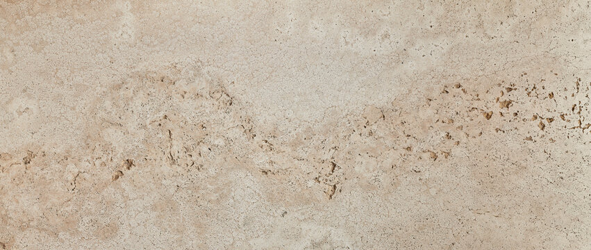 Texture di un pavimento in marmo travertino ad alta risoluzione con diversi motivi e dettagli
