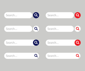 Search engine set of icons 