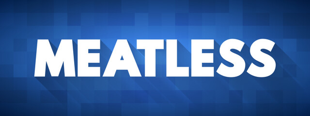 Meatless text quote, concept background