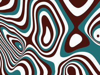 Optical illusion liquid wavy background