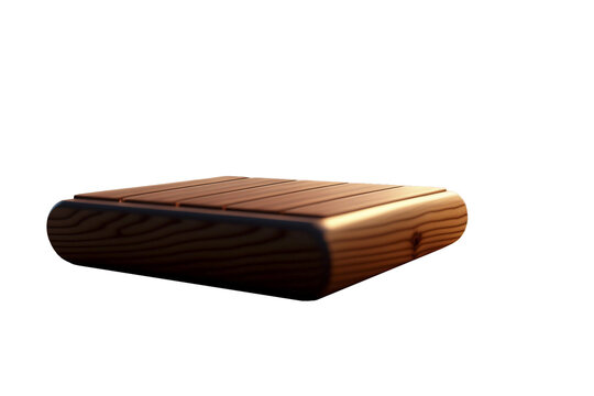 WOODEN BOARD WITH TRANSPARENT BACKGROUND 