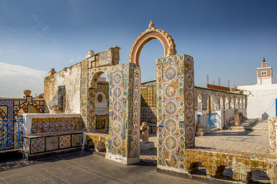 Traditional rooftop in Tunis, Tunisia