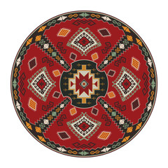 Kilim round design element 8