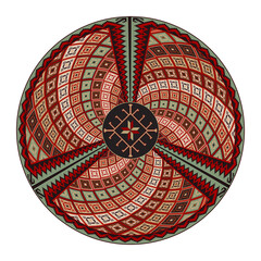 Obraz premium Kilim round design element 9