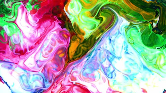 Colorful Liquid Smooth Abstract Fluid Background Texture.