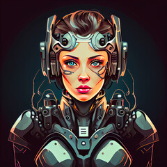 Warrior woman with armor, Avatar