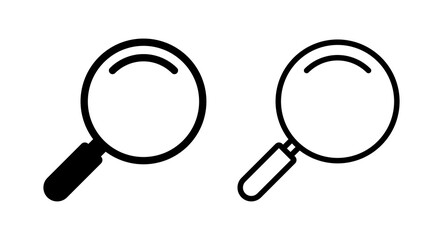 Search icon vector illustration. search magnifying glass sign and symbol