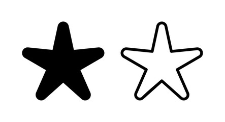 Star Icon vector illustration. rating sign and symbol. favourite star icon