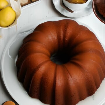 Pastel seco de chocolate