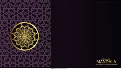 luxury mandala background with arabic pattern luxury purple mandala, arabis pattern 