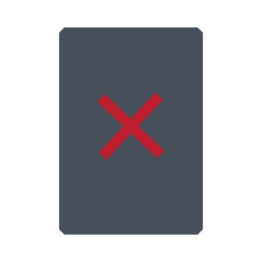 Obraz premium Card Flat Icon