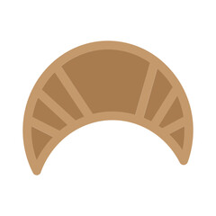 Croissant Flat Icon