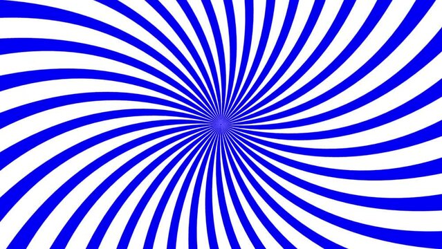 hypnosis trip video blue white