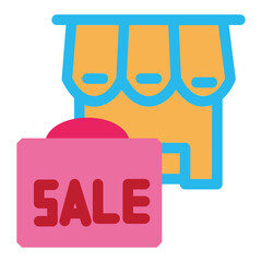 Sale Flat Icon
