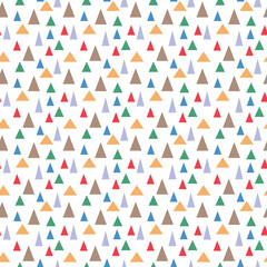 Seamless pattern line triangle abstract isolated on background