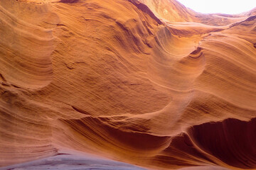 Sandstone rock formations at Waterhole Canyon, Arizona, USA
