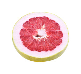 Fresh juicy piece of grapefruit pulp isolated transparent png