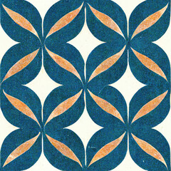 Fototapeta premium Abstract geometric mosaic perfect pattern,Abstract retro geometric wallpaper pattern seamless background