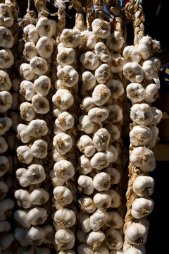 Garlic at the City Market (Pijaca). In most Dalmatian towns the market is a sight for sore eyes, and Zadar's is one of the bigge