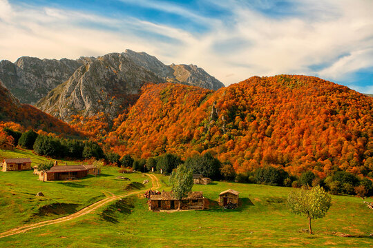 The Natural Park of Redes. Asturias.