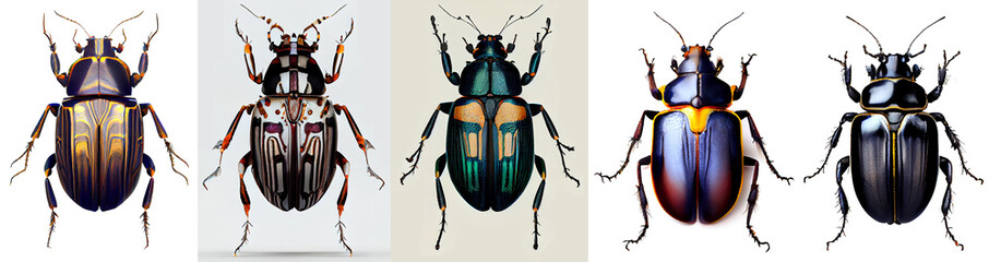 The Beetles! (generative AI content) - obrazy, fototapety, plakaty