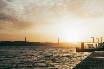 Sunset On The River