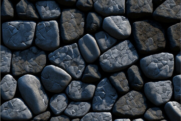 Stone Brick Background, Texture 3D, Geometry and Symmetry, Generative ai