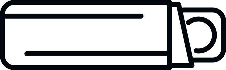 Obraz premium Medical drops icon outline vector. Sore remedy. Candy drop