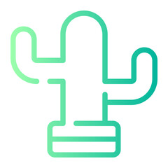 cactus gradient icon