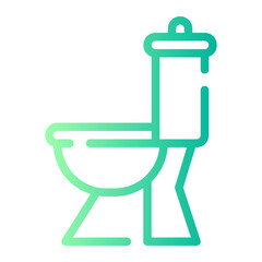 toilet gradient icon