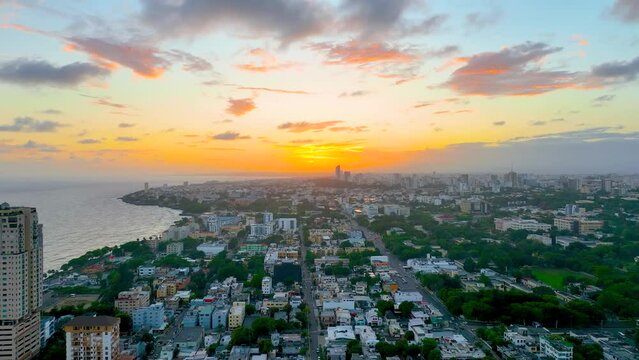 Atardecer Santo Domingo, Malec&oacute;n, Republica Dominicana