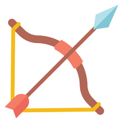 bow and arrow archer illustration