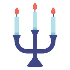 antique candle holder illustration