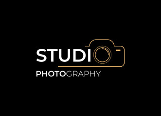 Logo template photography studio, photographer, photo. Company, brand, branding, corporate, identity, logotype. Clean and modern style
