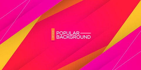 Abstract dynamic overlap bright red gradient illustration background with cool pattern. simple and modern design.Eps10 vector