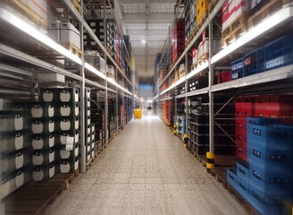 warehouse image for logistics industry and warehousing