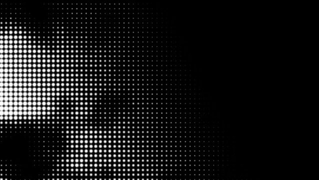 black and white halftone newspaper dot background
