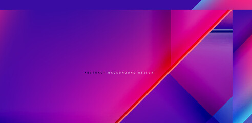 Dynamic triangle design with fluid gradient colors abstract background