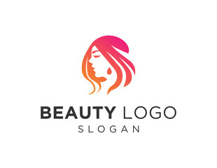 Logo design about Beauty on a white background. created using the CorelDraw application.