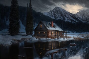 Cold yet comforting: sun-kissed snow peaks and foggy forests