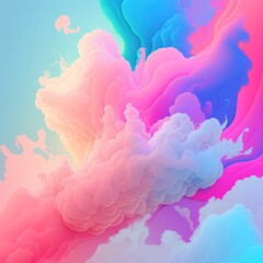 Obraz premium Background Color Pastel Wallpaper.Generative AI