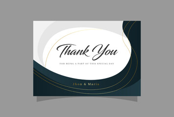 We are getting married thank you card