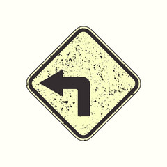 traffic signs turn left 2