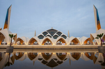 Al Jabbar great mosque of West Java, a brand new mosque, one of the biggest mosque in West Java, a...