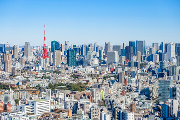 Fototapeta na wymiar 日本の首都東京都の風景
