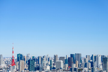 日本の首都東京都の風景