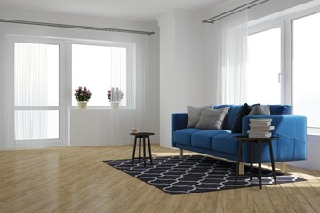 Fototapeta premium Modern interior design. 3D illustration