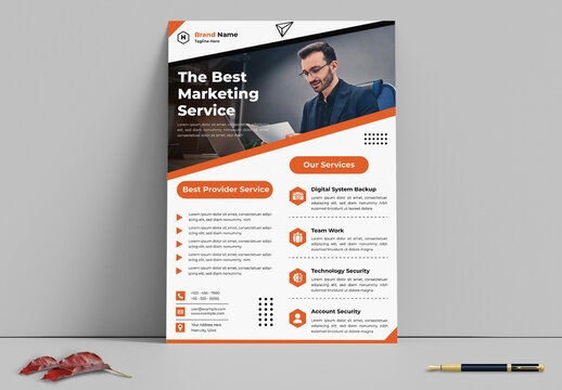 Business Service Flyer Design Template