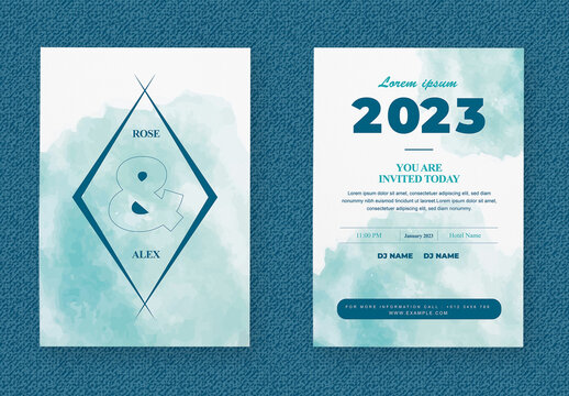 Invitation Card Design Template